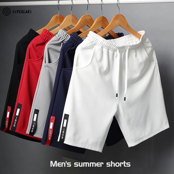 

mens shorts summer midpants casual beach pants sports jogging male cool sweatpants pure color 230404, White;black