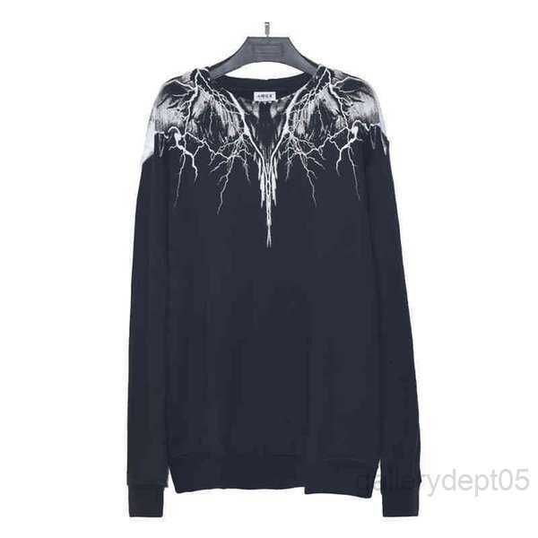 

mb wing sweater hoodie men's women's br loose couple large coat fashion hip hop long sleeve autumn and winter 14bxg5, Black
