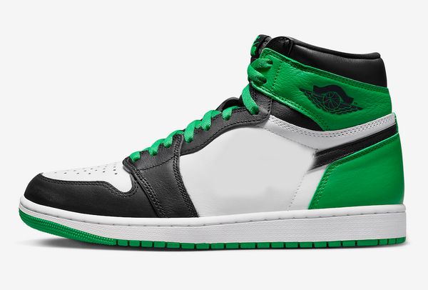 

shoes 2023 authentic 1 high og lucky green men women sneakers dz5485-031
