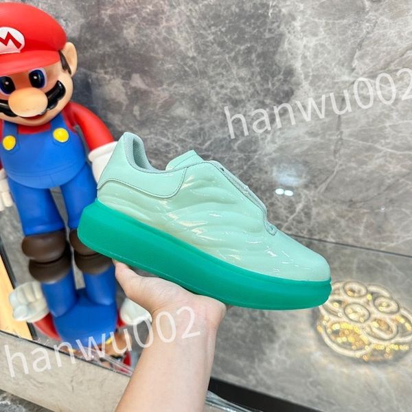 

new ceiling retro designer casual shoes men women calfskin shoes vintage sneakers reflective trainer platform lace-up print sneaker leisure, Black