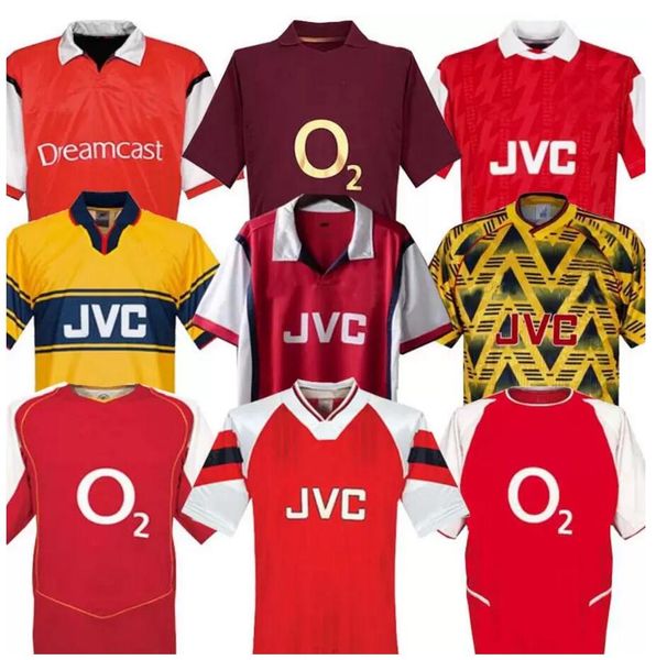 

highbury home football shirt custom soccer jerseys pires henry reyes 2002 04 retro jersey 05 06 86 88 89 90 96 98 99 bergkamp 92 94 95 adams, Black;yellow