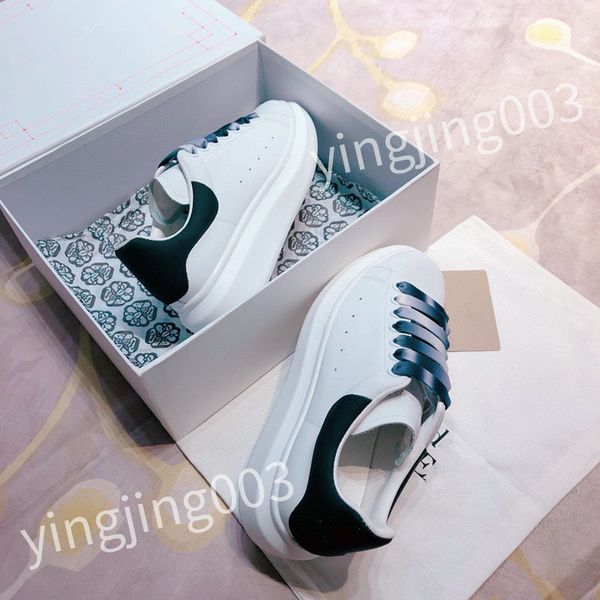 

designer sneaker casual shoes calfskin leather white letter overlays platform all-match fashion luxury low sneakers hl210210, Black