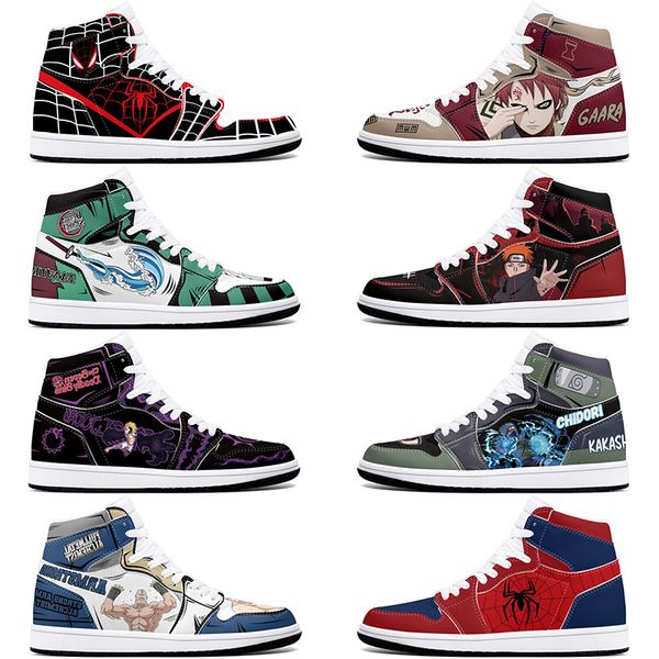 

New diy classics customized shoes sports basketball shoes 1s men women antiskid anime fashion customized figure sneakers 36-48 361047