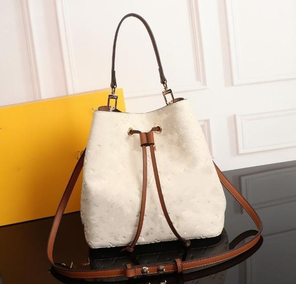 

designer bags designer bag tote bag women bags cross body emboss white handbag bucket calf single shoulder diagonal brand handbags m45497 m4