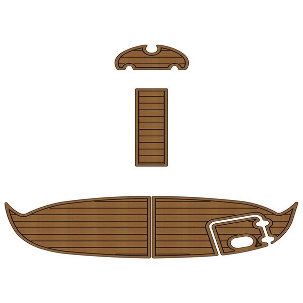 

2009 four winns h220 swim platform pad boat eva foam teak deck floor pad mat