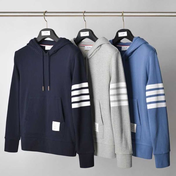 

trend plush thickened hoodie spring and autumn tb fashion br oversize men's women's lovers wear pullover, Black;brown