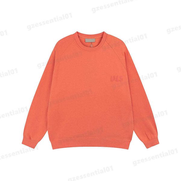 

heavyweight new classics hoodiesess men sweatshirts long sleeved round neck hoodie retro flocked couples sweatshirt designer clothing, Black
