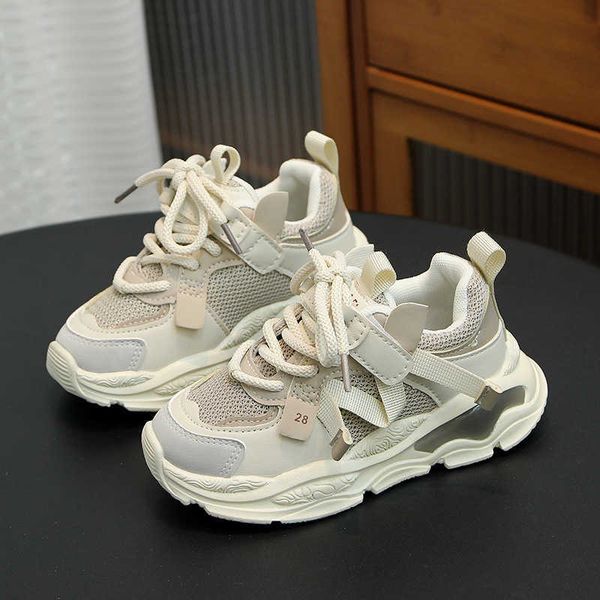 

athletic outdoor cuzullaa 2023 spring autumn boys girls sneakers children breathable sports shoes kids soft sole running shoes toddlers snea, Black
