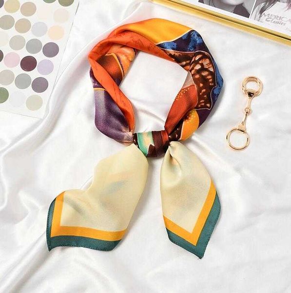 

sarongs scarves abstract bottle print square scarf women bandana hairband lady head wraps female shawl fashion neckerchief 2021 p230403, Blue;gray