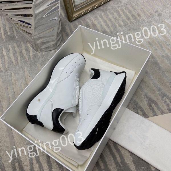 

2023 luxury casual shoes women low canvas thick bottom sneaker black white woman sneakers height increase womans trainers hl210603
