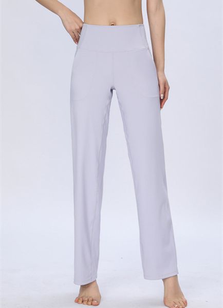 

ll yoga flared pants long ladies high waist slim fit belly bell-bottom trousers shows legs yoga fitness solid color solid color ck620 ll125