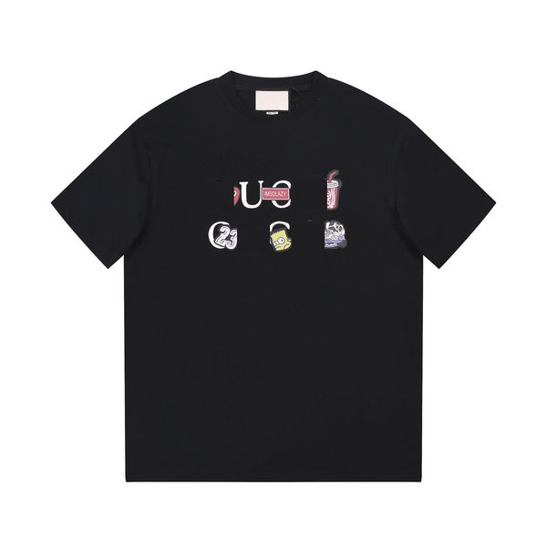 

fashion mens t shirts summer womens designers tshirts loose guctees brands man s casual shirt luxurys white clothing street shorts sleeve c, White;black