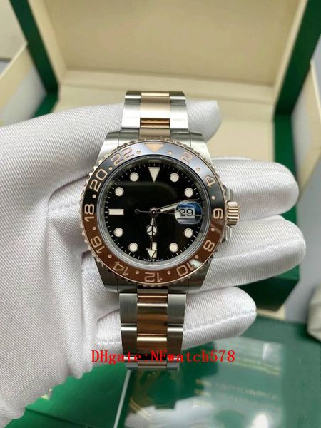 

luxury designer man watch automatic movement 3235 wristwatches men watches 126710 rose gold watchs wristwatch boy water proof watch, Slivery;brown