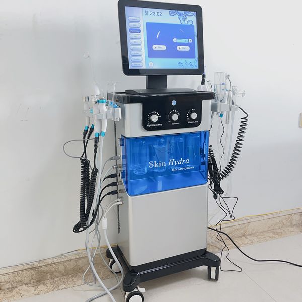 

15 in 1 korea aqua peeling hydrofacials wrinkle removal rf multifunctional beauty hydradermabrasion skin beauty machine spa27