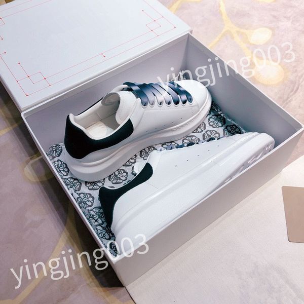 

new designer sneaker casual shoes calfskin leather white letter overlays platform all-match fashion luxury low sneakers hl210210, Black