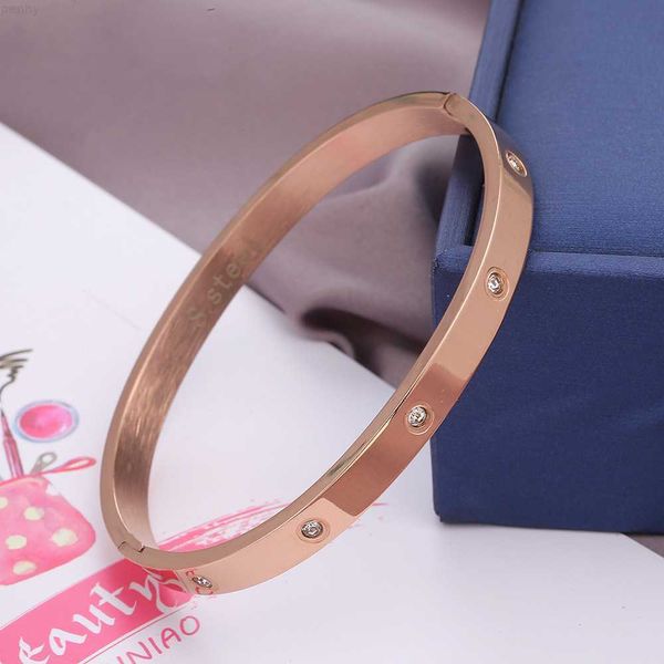 

fashion titanium 316l stainless steel jewelry for women men couple screw love bangles bracelets, Golden;silver