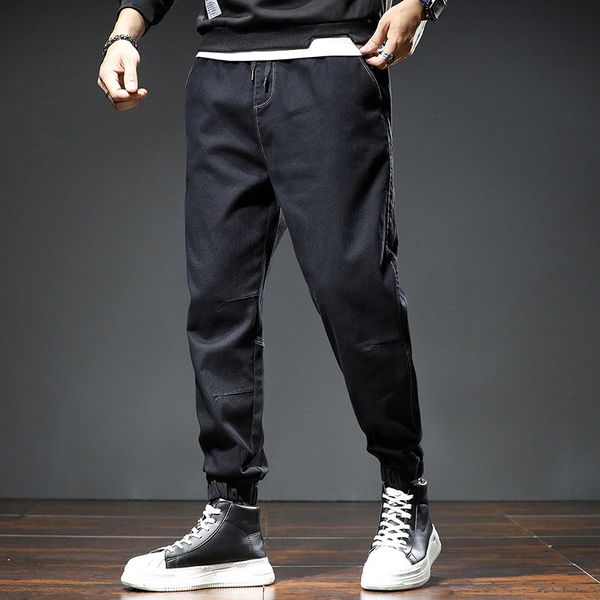 

mens jeans classic plus size 7xl fleece business fashion loose casual stretch pants male brand velvet padded warm trousers 230404, Blue