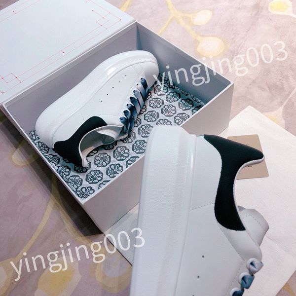 

2023 new designer sneaker casual shoes calfskin leather white letter overlays platform all-match fashion luxury low sneakers hl210210, Black