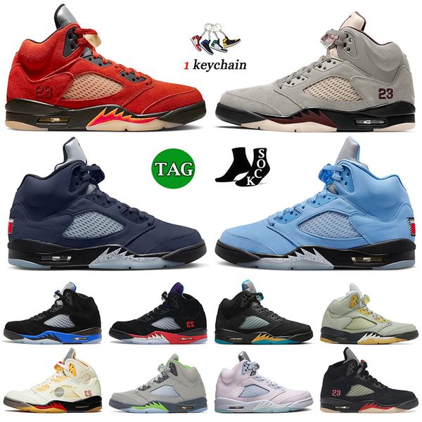 

5 og basketball shoes for men women jordens a ma maniere craft georgetown unc 5s black muslin off sail noir easter white concord jade classi