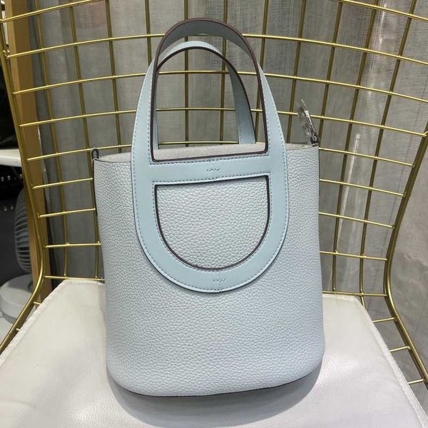 

designer luxury bag bucket and winter h layer cow pig nose vegetable basket children's messenger soft leather tote bagajxexi7v picotin