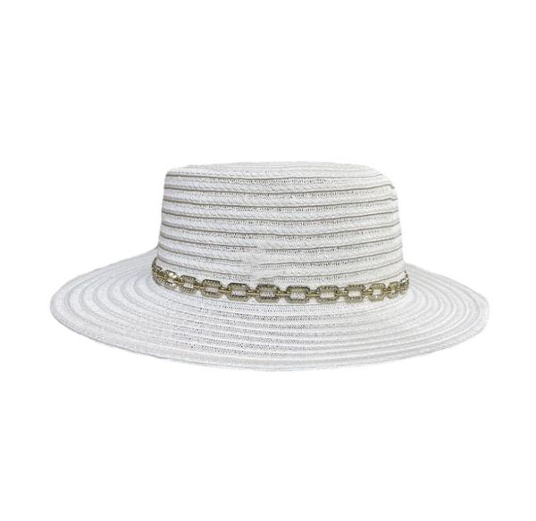 

women's woven straw hat is an essential summer beach sun hat for outdoor vacation and leisure, Blue;gray
