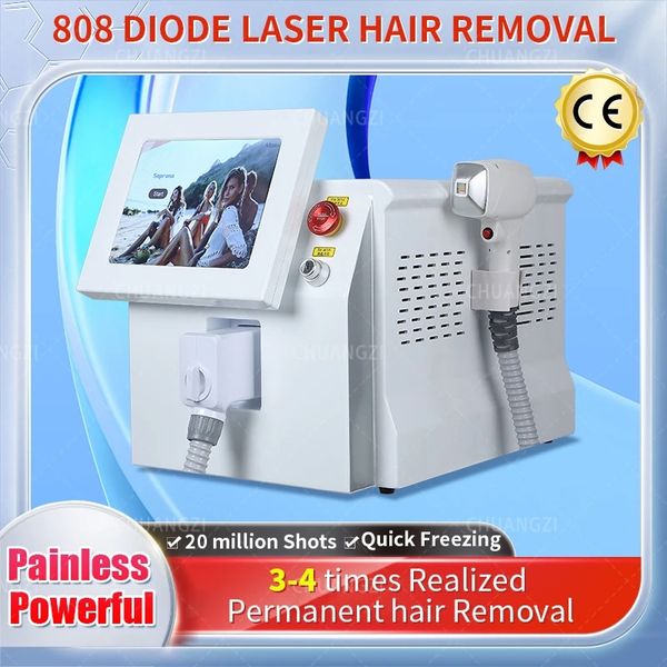 

multi-functional beauty equipment 2023 new portable diode machine platinum 3 wavelength 755 808 1064nm body surface hair removal machine, Black;white
