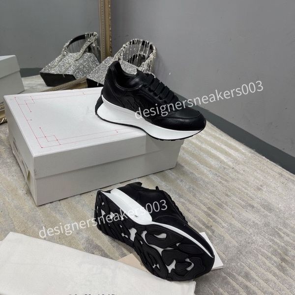 

2023brand designer mens casual shoes women rubber flat shoes lace-up sports shoes fashion running shoes soft and comfortable platform shoes, Black