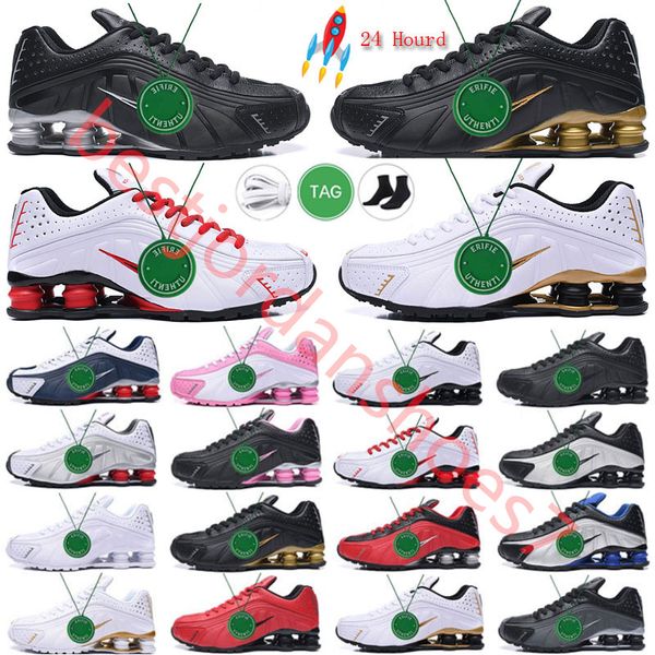 

shox black gold 809 avenive oz r4 301 shoes metallic hematite shoxs speed red men matte white green silver racer sneakers outdoor running tr
