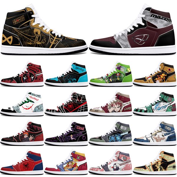 

New diy classics customized shoes sports basketball shoes 1s men women antiskid anime cool customized figure sneakers 36-48 358471