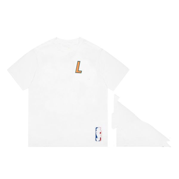 

fashion men's t-shirts 2023 louisity men t-shirt retro decoration cotton soft anti-viutonity wrinkle letter printing casual couple shor, White;black