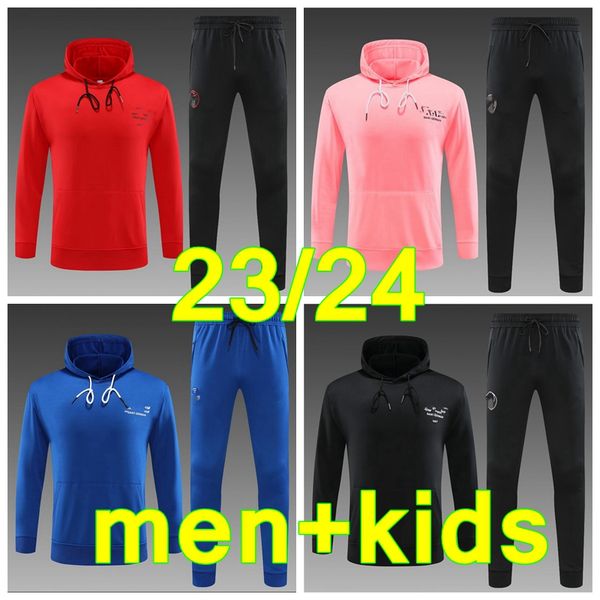 

2023 2024 soccer jersey psg football tracksuit 22/23/24classic style mbappe training suit half pull long sleeve sergio ramos verratti icardi, Black;yellow