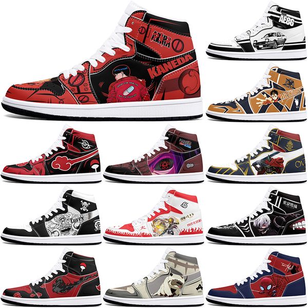 

New diy classics customized shoes sports basketball shoes 1s men women antiskid anime fashion customized figure sneakers 369967