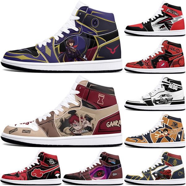 

New diy classics customized shoes sports basketball shoes 1s men women antiskid anime fashion customized figure sneakers 406610