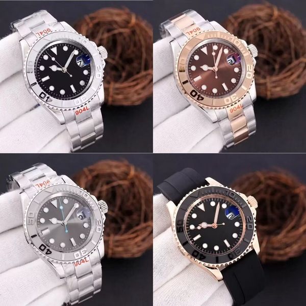 

Men's mechanical designer automatic watch 40MM stainless steel black dial master watch sapphire waterproof classic folding strap luminous watch montre de luxe, 12