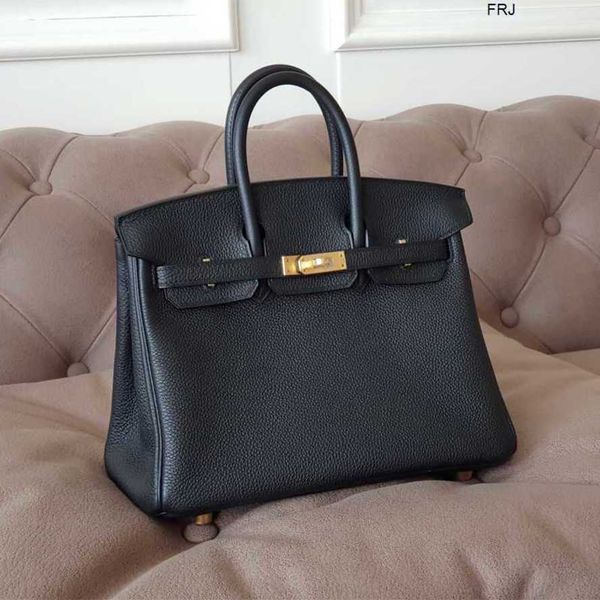 

birkins designer bags handbags h tote hand sewn wax thread xiaoxi handmade womens arm in handbag black gold 25cm togo leather 89 have frj