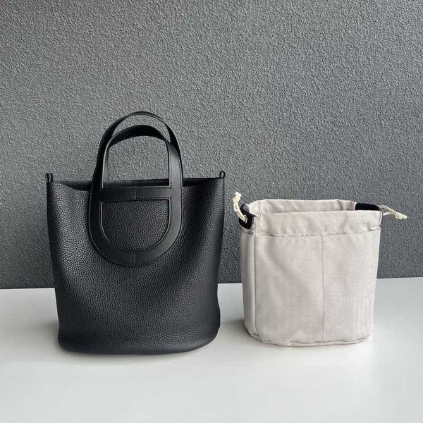 

designer luxury bag bucket and winter h layer cow pig nose vegetable basket children's messenger soft leather tote bag2sji5jso picotin
