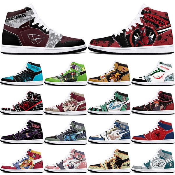 

New diy classics customized shoes sports basketball shoes 1s men women antiskid anime cool customized figure sneakers 36-48 320757