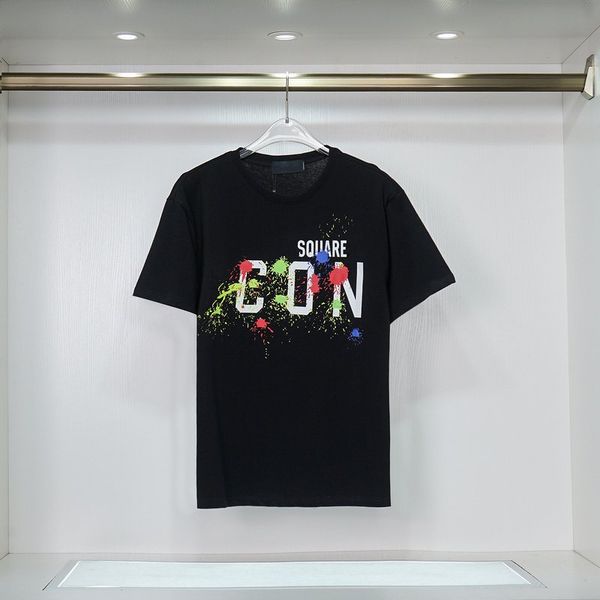 

d2 dsq icon gg men's t-shirts 2023 new mens designer t shirt italy fashion tshirts summer t-shirt male soft and comfortable 100% cotton, White;black