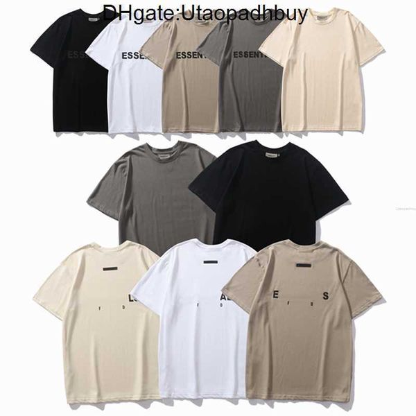 

craftsmanship mens t shirts men women fashion designer ess tshirt street casual fog short sleeve fg tees 1977 cotton stereo printing polos s, White;black