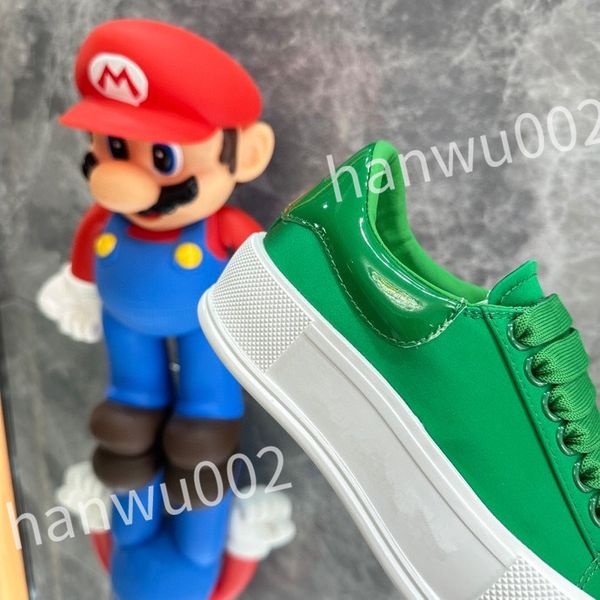 

new luxury fabric cotton casuals shoes women men calfskin sneakers light platform shoe trainers, Black