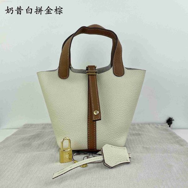 

designer luxury bag cordio togo layer bucket mini cowhide women h family hand lychee grain vegetable basket bagp5gjyusf picotin