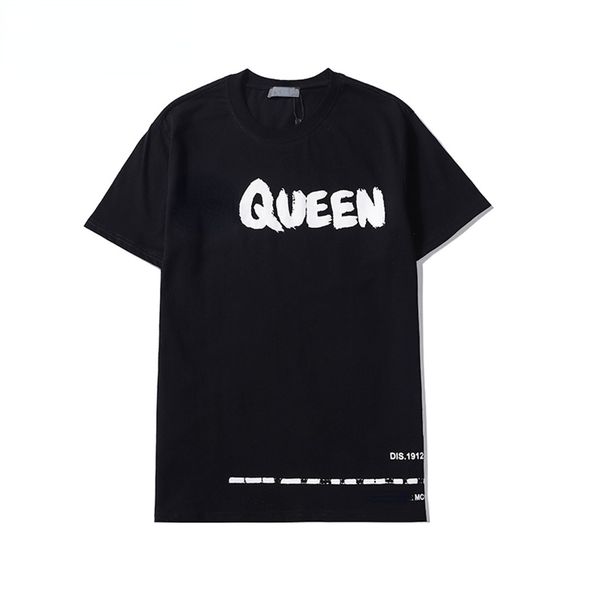 

mens designer t shirt letter print t shirts luxury black fashion designer summer short sleeve s-xxxl band shirts color customized fashion sl, White;black