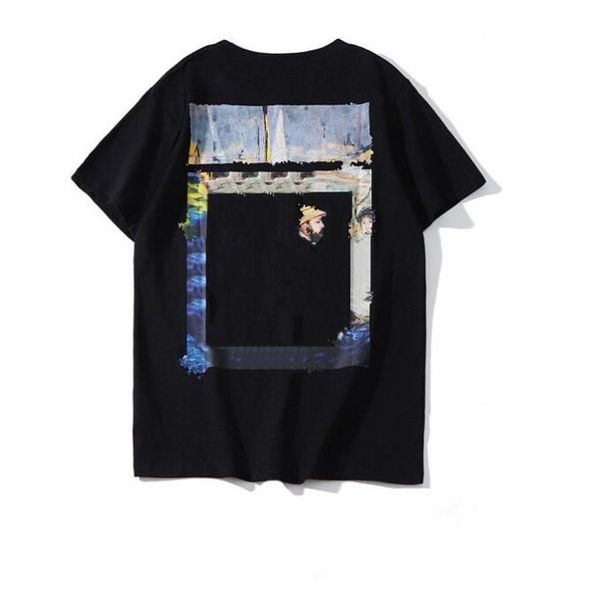 

summer t mens womens designersoff t-shirts loose tees man casual shirt luxurys clothing streetwear shorts sleeve polos tshirts size s-x off, White;black