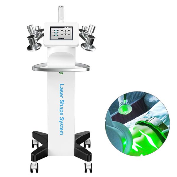 

2023 532nm and 635nm cold green laser body shape lipo 8d laser slimming machine