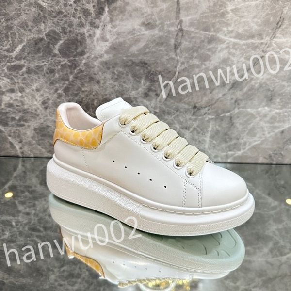 

2023 new sneakers designer shoes men casual shoes women sneaker leather shoe calfskin trainer rubber platform trainers, Black
