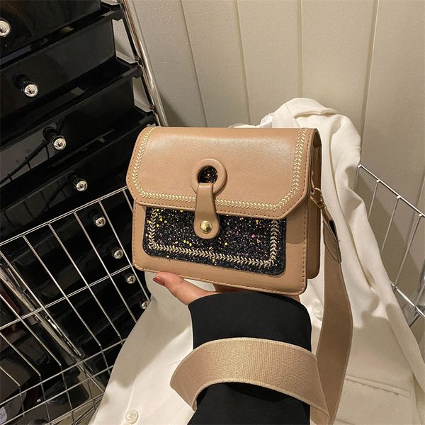 

texture small bag spring/summer new women's bag popular crossbody bag simple shoulder small bag