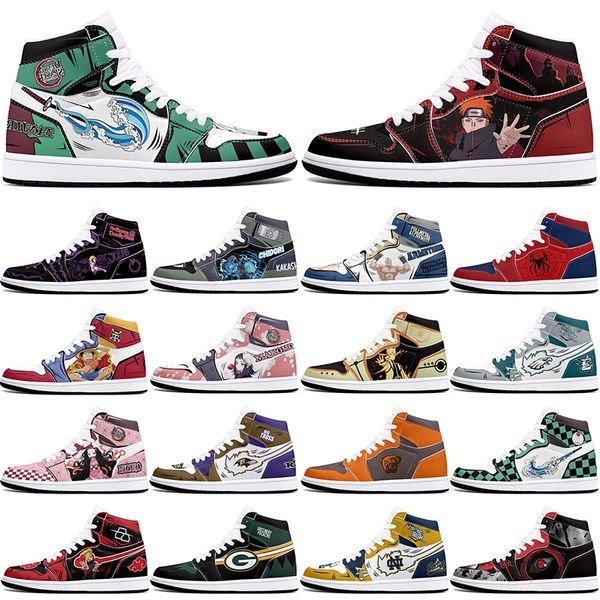

New diy classics customized shoes sports basketball shoes 1s men women antiskid anime cool customized figure sneakers 36-48 358474