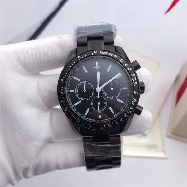 

wristwatches for men 2023 new mens omegas watches diameter all dial work quartz watch luxury brand brei a5, Black;brown
