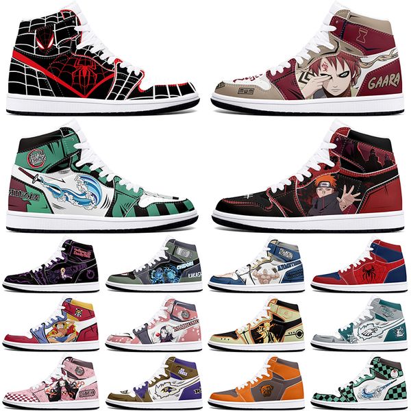 

New diy classics customized shoes sports basketball shoes 1s men women antiskid anime cool customized figure sneakers 36-48 314901