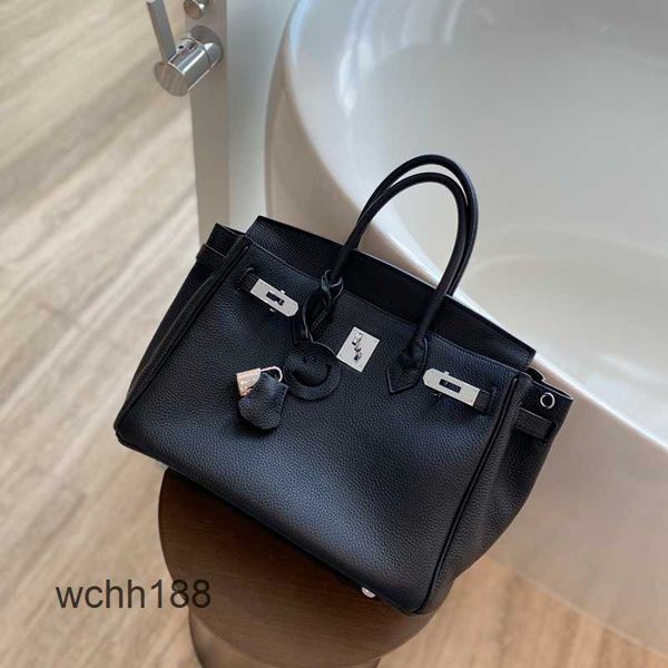 

classic birkins bag burkin silver bags designer 2023 leather women's togo layer fashion one-shoulder cross ha cua2